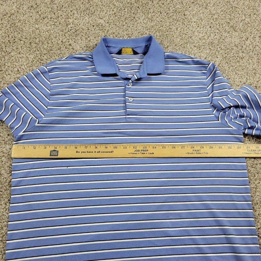 Polo Golf Ralph Lauren Performance Shirt Mens XL Blue Breakers Palm Beach MARKS - Picture 7 of 10